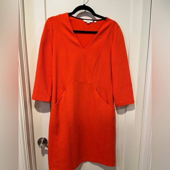 Boden Brontë Ottoman Dress in Fire Cracker - Picture 5 of 7